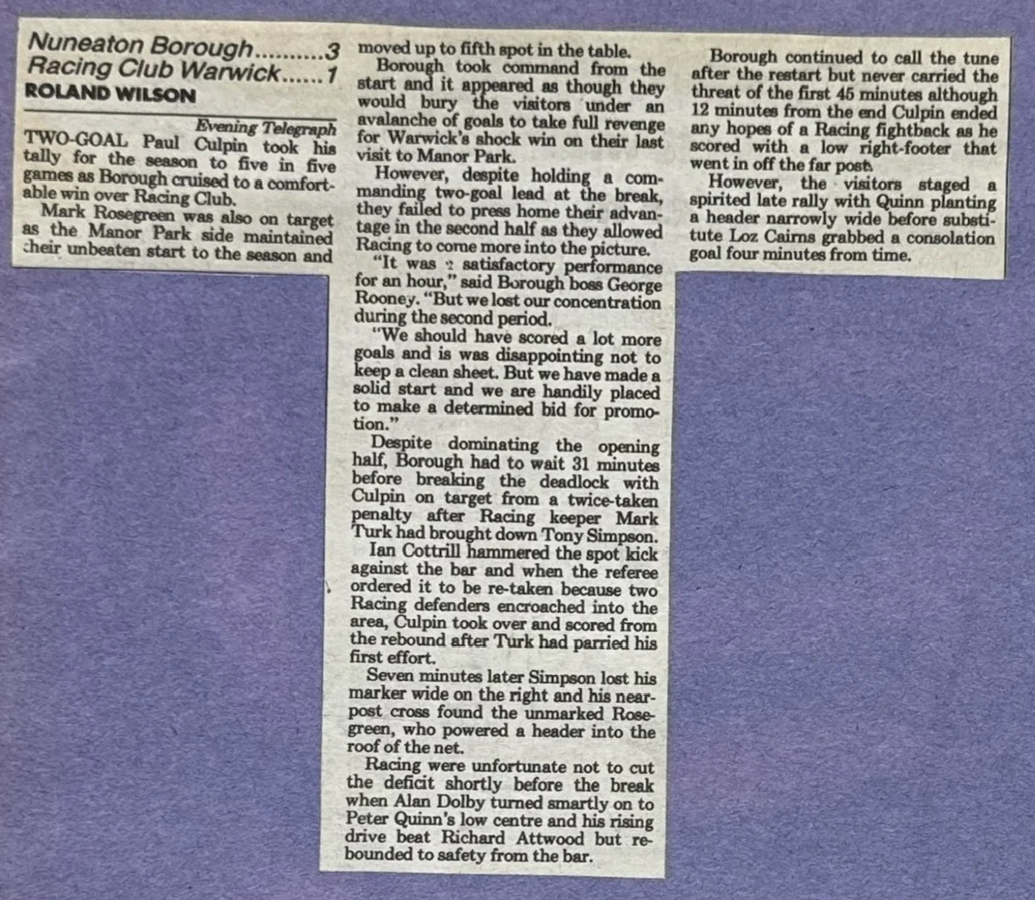Nuneaton Borough........3