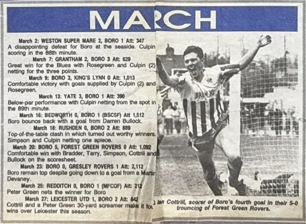 MARCH